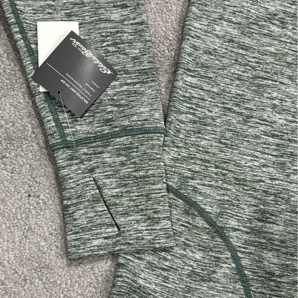 NWT Eddie Bauer Solstice Half Zip Long Sleeve Marbled Active Top - Picture 7 of 10